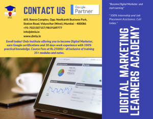 Digital Marketing Course in Mumbai Contact